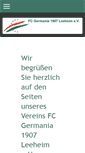 Mobile Screenshot of fc-leeheim.de